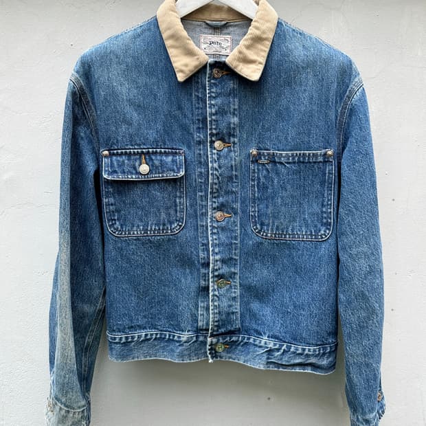 80s usa og polo dungarees denim jacket
