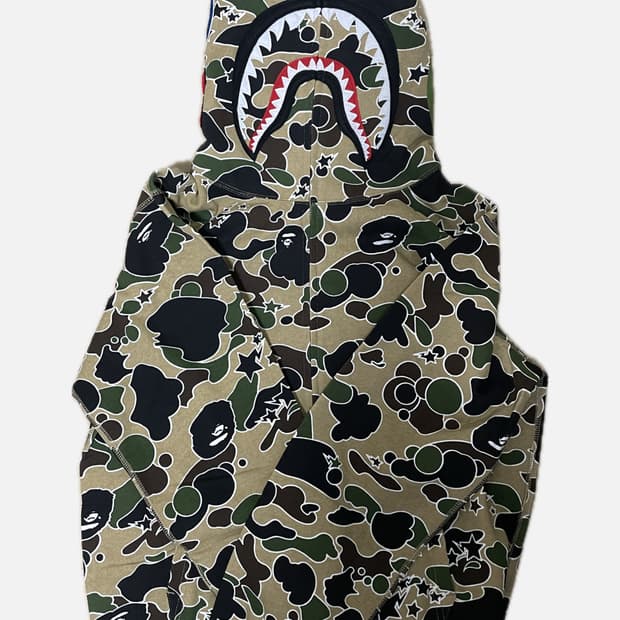 베이프 스타 후드집업