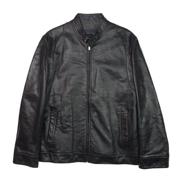 블랙 양가죽 레더자켓 가죽자켓