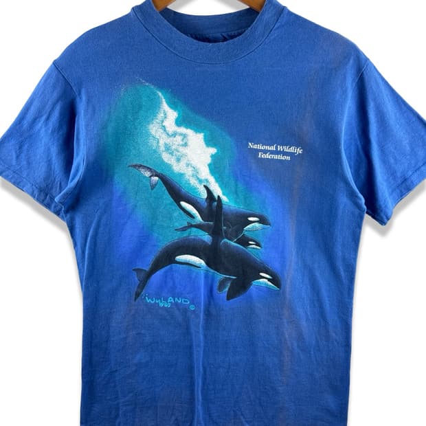 90S 미국생산 킬러웨일 싱글스티치 티셔츠3012