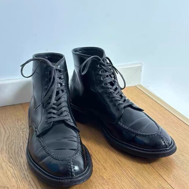 알든 탱커부츠 코도반 블랙 8.5d