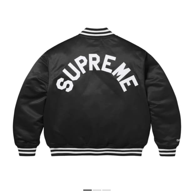 슈프림 미첼 앤 네스 바시티 자켓 M사이즈