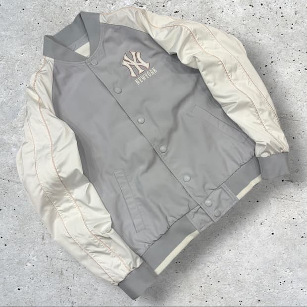 [95] MLB 뉴욕 양키스 스타디움 점퍼 회색 B316