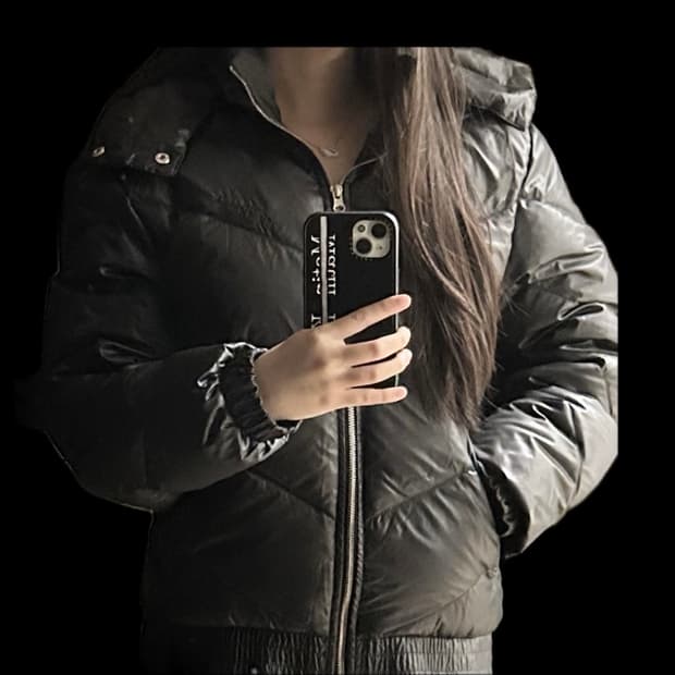 아디다스 슬림 덕다운 패딩