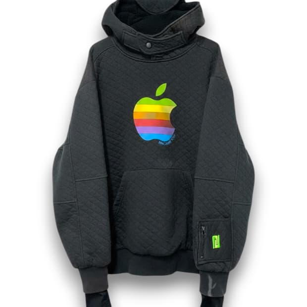 90s MSGR Snowboard x Apple Mac hoodie