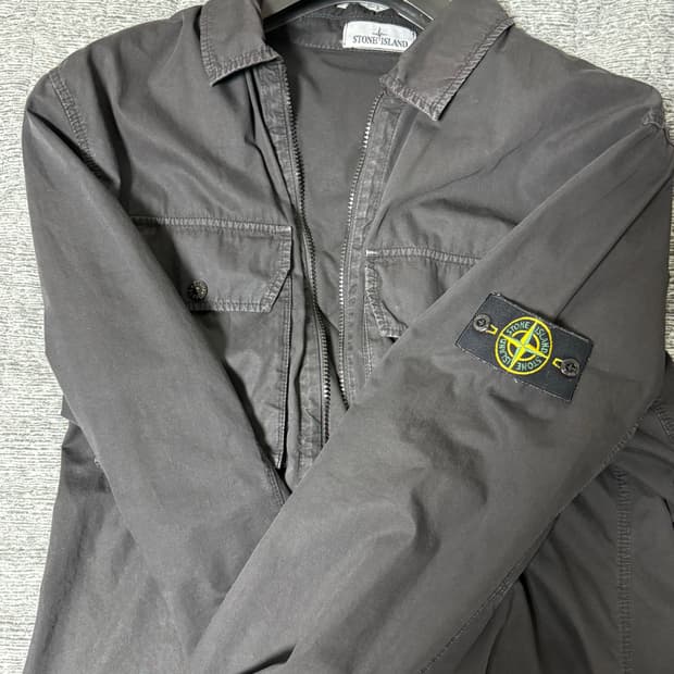 스톤아일랜드 21FW 올드이펙트 오버셔츠