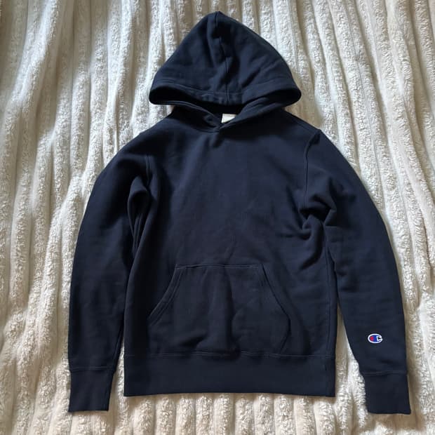 챔피온 네이비 후드