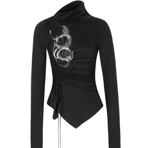 k.od 케이오드 카시코 셔링탑 블랙