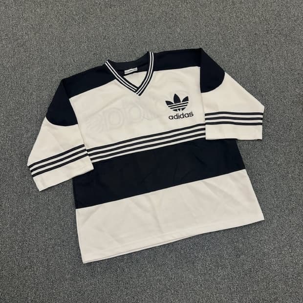Adidas 아디다스 스트라이프 반팔 티셔츠