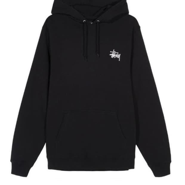 스투시 베이직 후드티 s