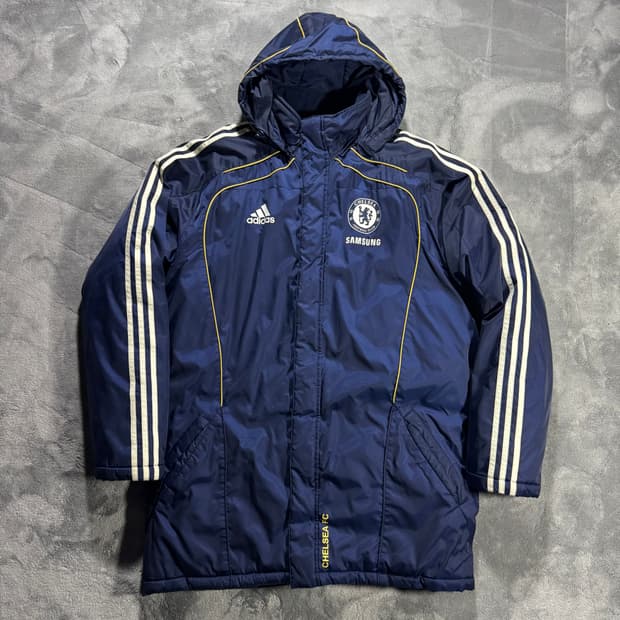 아디다스 첼시 FC 패딩 돕바