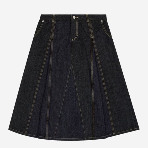 사파리스팟 데님 롱스커트 two denim long skirts