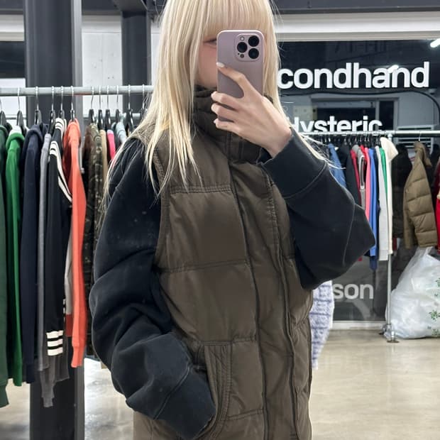 아베크롬비 앤 피치 패딩 조끼