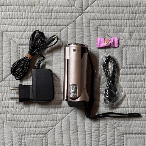 JVC GZ-HM670 핑크캠코더 빈티지캠코더 디카 카리나캠코더 카메라