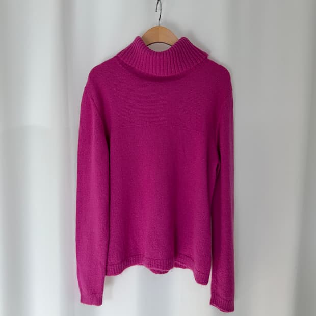 IMANA alpaca turtleneck knit