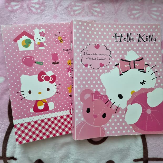 헬로키티 고전키티 A4 링바인더 홀더