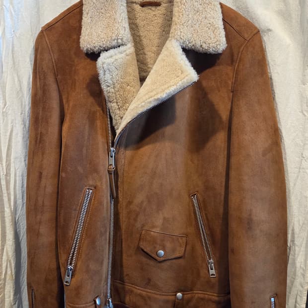 올세인츠 무스탕 L