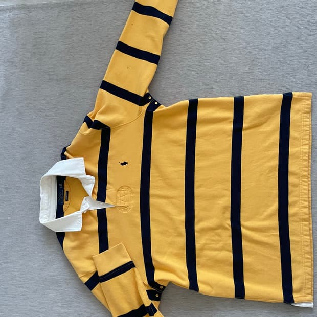 폴로 럭비 긴팔 카라티 