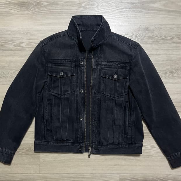 아이시토 데님 트러커 자켓 블랙 m