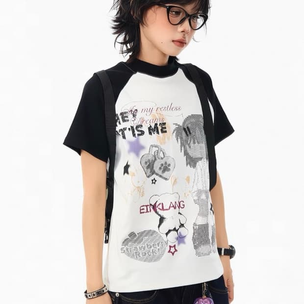 아사키 프레자키 반팔티셔츠