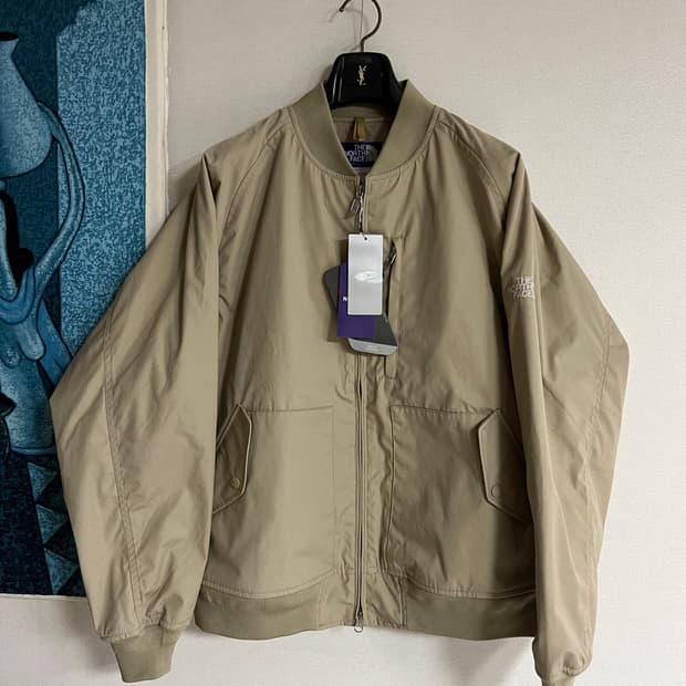노스페이스 퍼플라벨 빔즈 별주 ma-1 누빔 자켓 XL