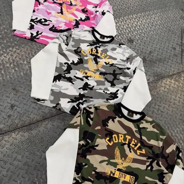 CORTEIZ 코르테이즈 이글 카모 롱슬리브 M