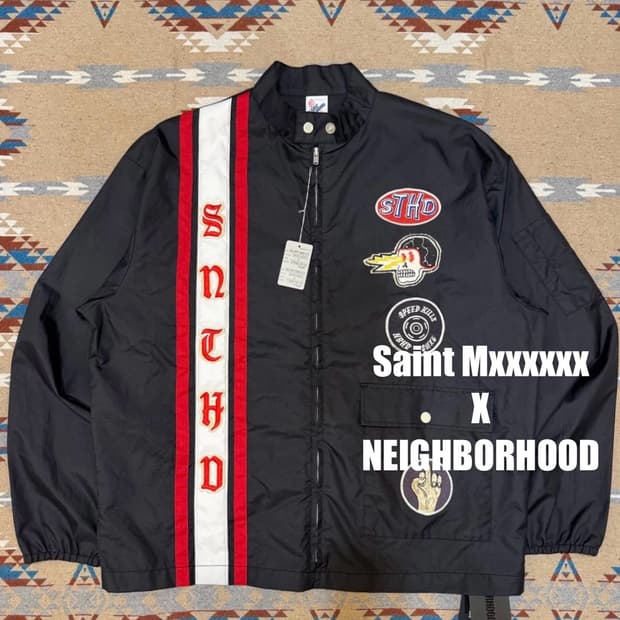 [XL] 네이버후드 x 세인트 마이클 STHD 나일론 자켓 SNTHD