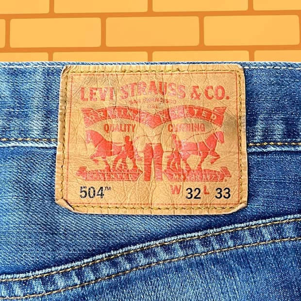 00s 리바이스 504 데님 팬츠 (33)