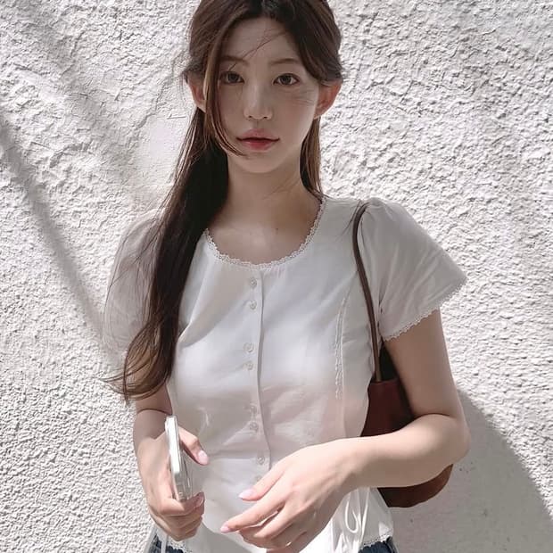 제니오 레아 블라우스 M