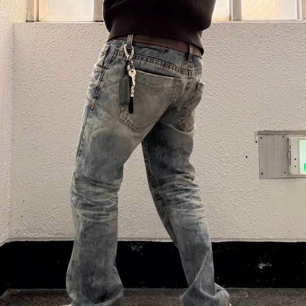 a233) 33 DPSR 빈티지 워싱 데님팬츠