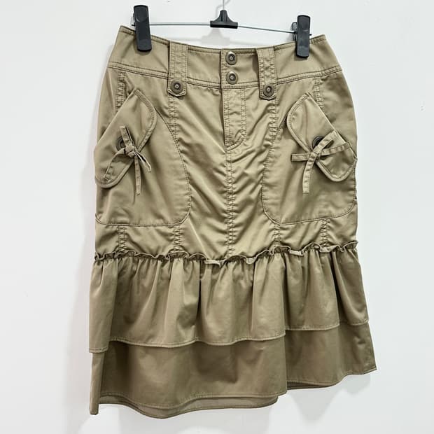 Fiagil frill ribbon skirt 