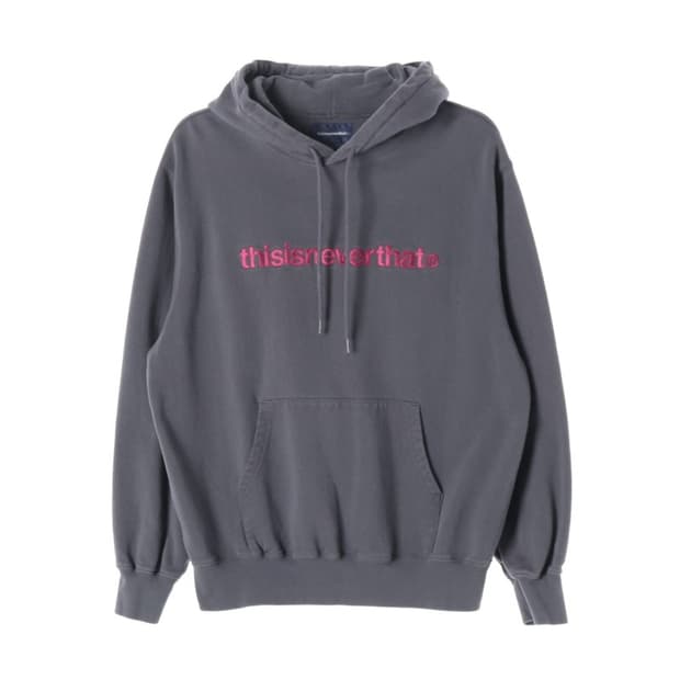 디스이즈네버댓 T-Logo 차콜 후드티 M