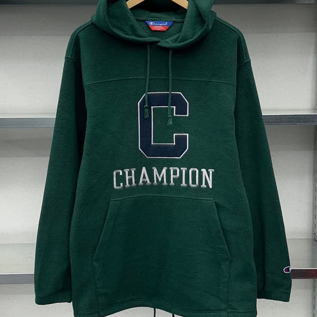 (100)90'S 챔피온 빅로고 후리스-M1560