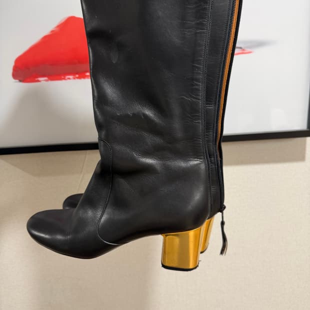 올드 셀린느 피비 파일로 니 부츠 38.5