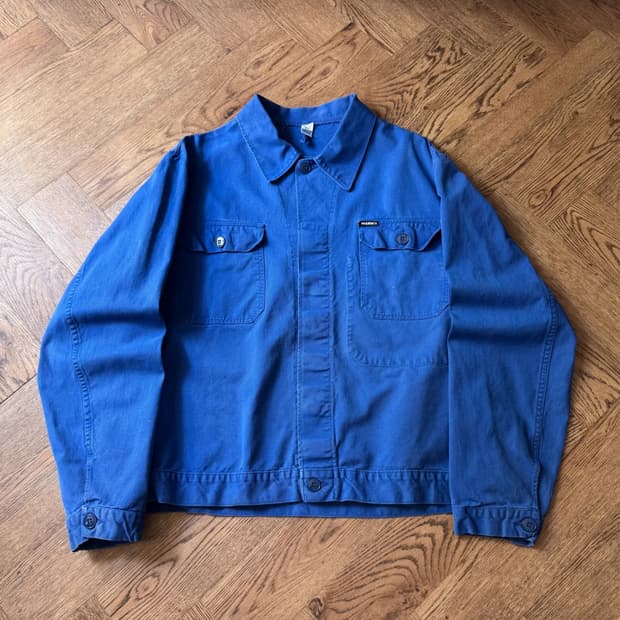 [L]MERK's 잉크블루 메카닉 프렌치 워크자켓