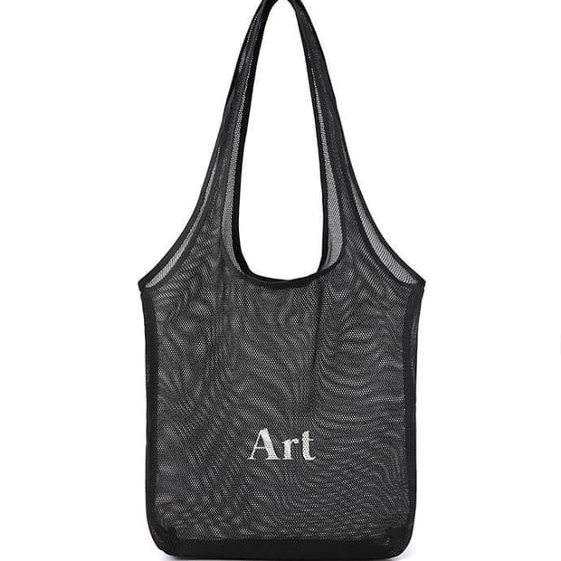 아트이프액츠 메쉬 쇼퍼백