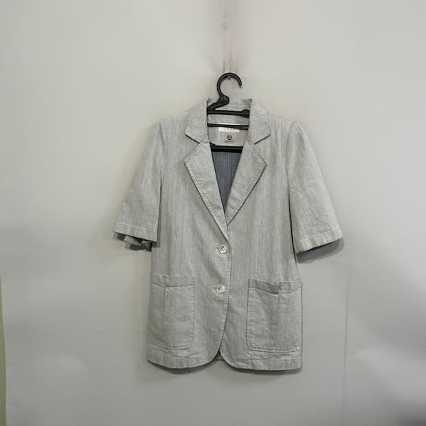 한섬 타임 반팔 봄 자켓 55