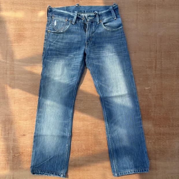 Levi’s 523 Mid Wash Straight Denim 리바이스