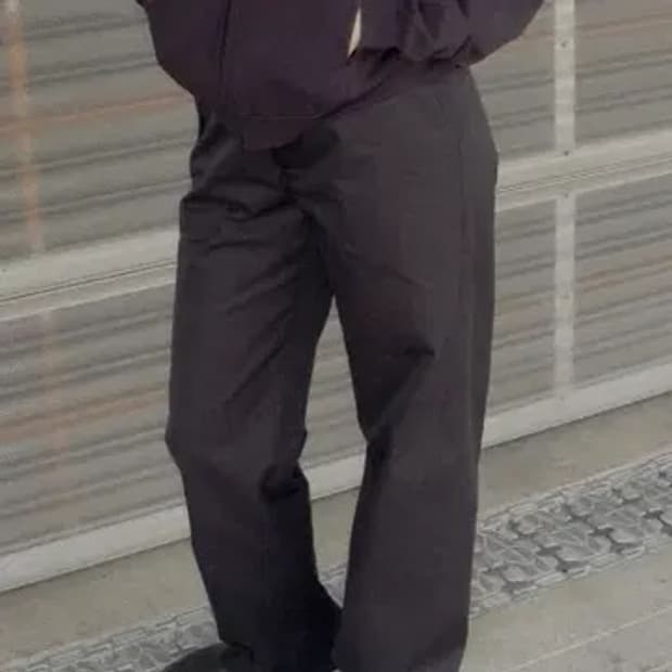 머듈 라운지 블랙 팬츠(2