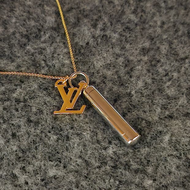 552 루이비통 보틀 필릭스 빈티지 업사이클링 남자 써지컬 목걸이