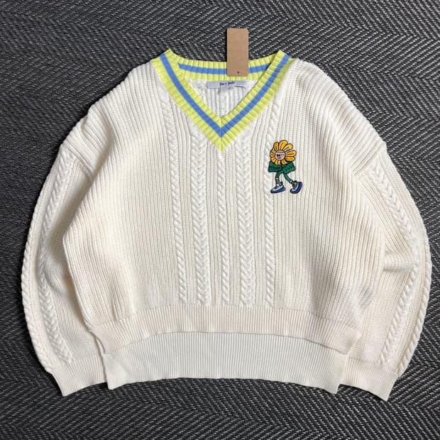 쥬시쥬디 케이블 아이보리 스웨터 니트o 5041