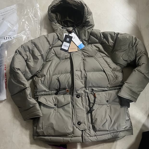 새상품(XL) 이스트로그 유틸리티 쉴드 파카 샌드베이지