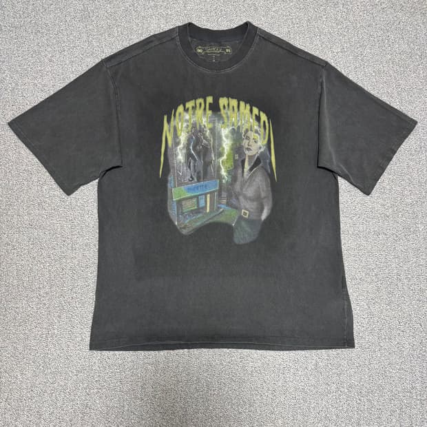 •STU 빈티지워싱 프린팅 티셔츠