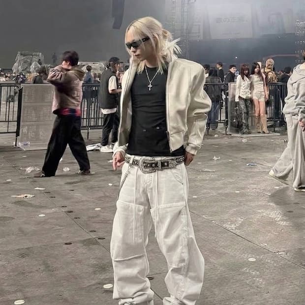 카르넷 아카이브 RUINED MASS DENIM TROUSERS