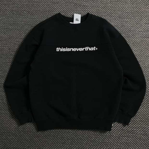 디스이즈네버댓 빅로고 박시핏 맨투맨 o 4107