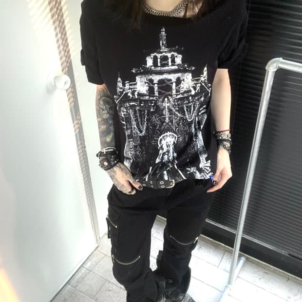 widow punk gothic 1/2 shirts