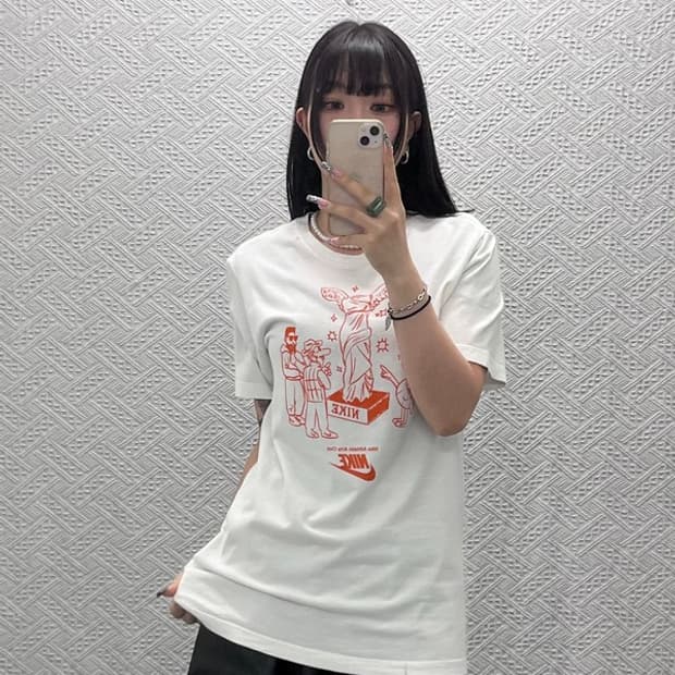 나이키 빈티지 캐주얼 키치 빅토리 니케 여신 반팔티 M C12749
