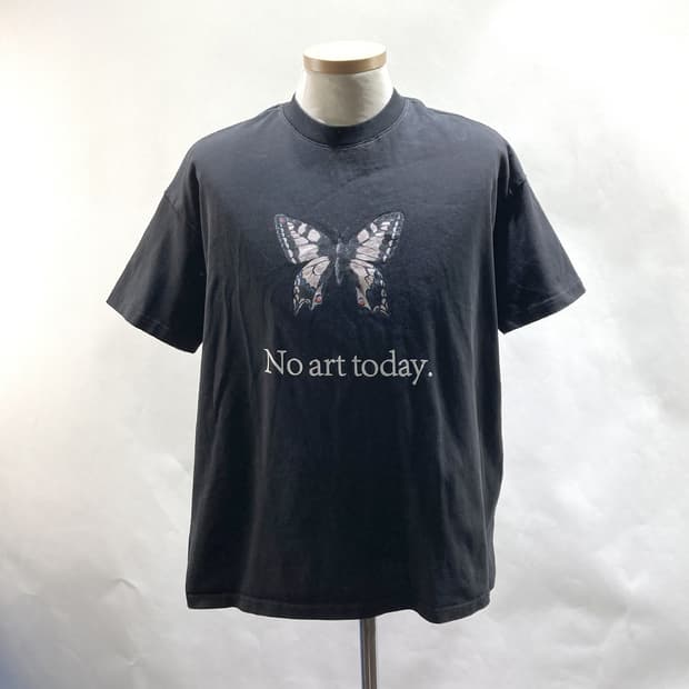 LES FORTES 여성 나비프린트 반팔티 블랙 S