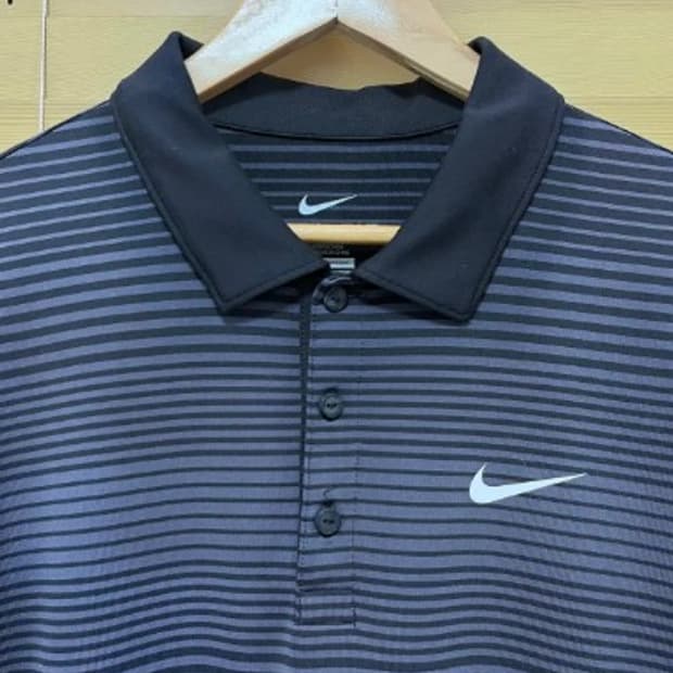 나이키 남성 스트라이프드라이핏반팔카라티셔츠 100사이즈