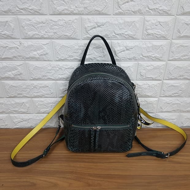 잘모이 백팩 (미사용 리얼뱀피)